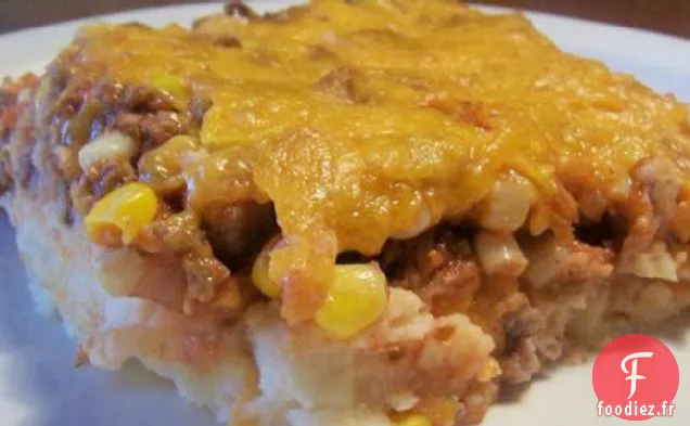 Casserole de Viande de Cheddar et Pommes de Terre