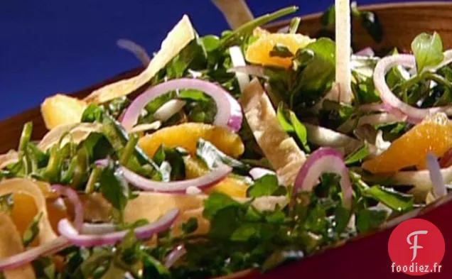 Cresson le mieux Habillé avec des Tortillas Croustillantes