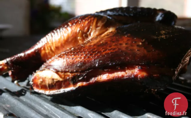 Dinde Fumée Badigeonnée D'Huile De Pâte Cascabel