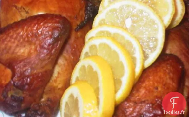 Poules de Gibier de Cornouailles Méditerranéennes Grillées