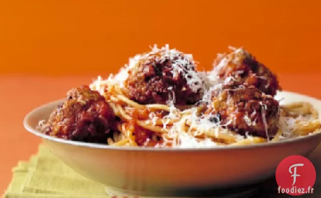 Spaghettis et Boulettes de Viande