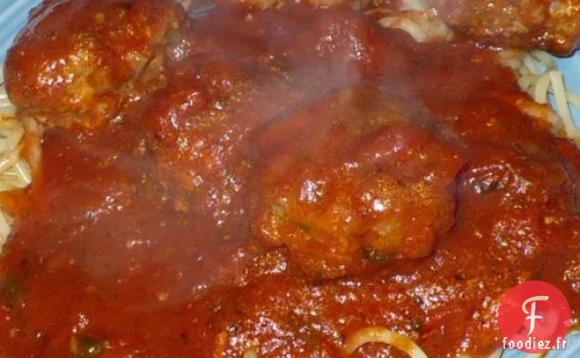 Sauce à Spaghetti Penny's et Boulettes de Viande