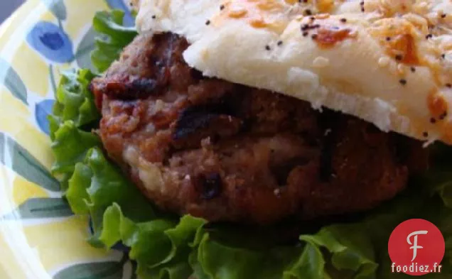 Hamburgers au Chutney de Mangue et à la Dinde Havarti