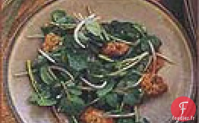 Salade de Cresson aux Morilles frites