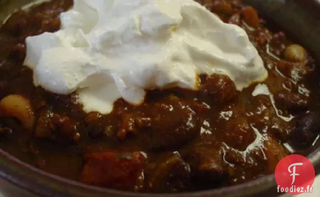 Chili De Dinde Aux Haricots Blancs