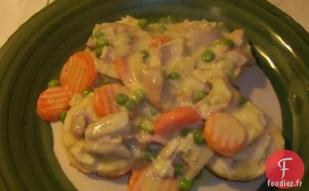 Dinde Et Légumes À La Crème Faciles À Cuire