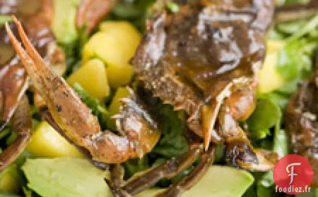 Salade De Cresson, Avocat Et Mangue