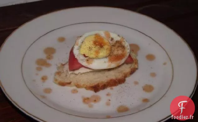 Bouchées de Sandwich à la Dinde, aux Œufs et aux Tomates