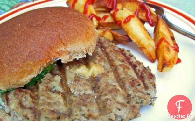 Hamburgers À La Dinde Avec Sauce Aux Herbes
