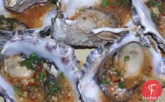 Huîtres Grillées au Barbecue