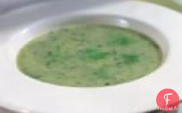 Soupe Glacée Aux Pommes De Terre Et poireaux Au Fenouil Et Cresson (vichyssoise)