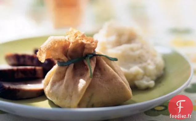 Paquets de Champignons Sauvages aux Herbes