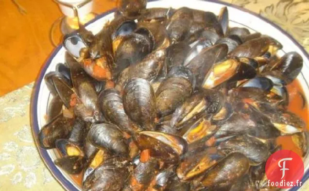 Moules Cuites à la Vapeur