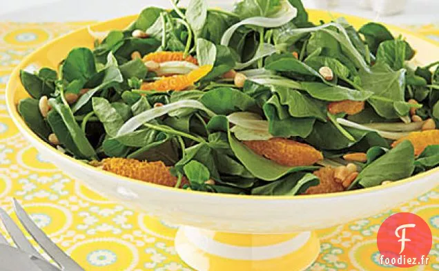 Salade d'Orange, Fenouil et Cresson