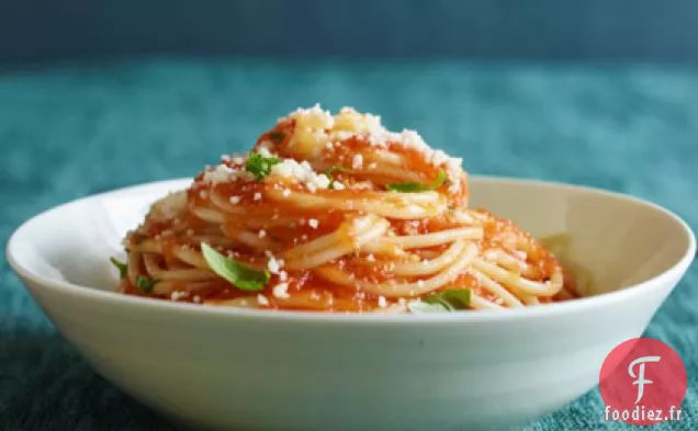 Sauce Tomate Simple Avec Pâtes