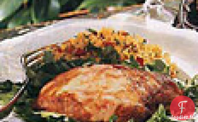 Poulet à la Crème de Moutarde sur Cresson