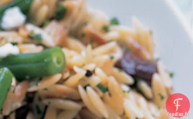 Orzo Grillé aux Olives et au Citron