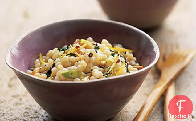 Couscous israélien à la Menthe et au Citron