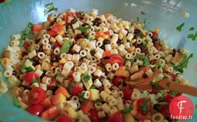 Pâtes Mexicaines aux Haricots Noirs
