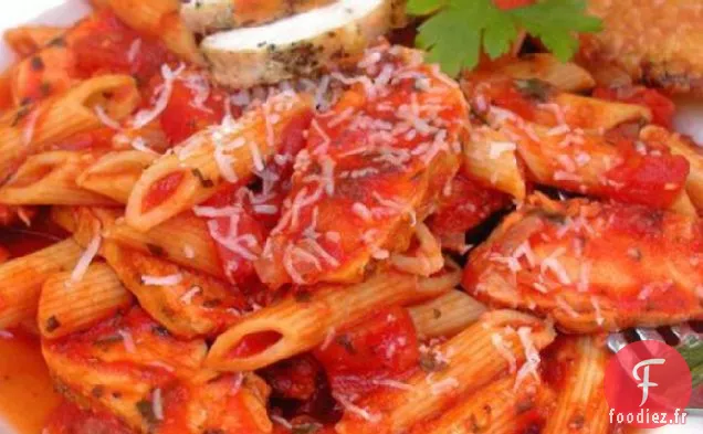 Pâtes Penne au Poulet Grillé de Rick's