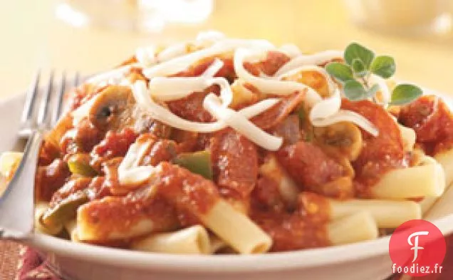 Sauté de Pâtes Au Poulet