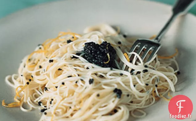 Capellini au Citron d'Ina au Caviar
