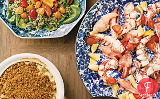 Macaroni au Fromage Garni de Miettes de Laura