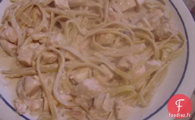 Fettuccine de Poulet à la Sauce Bourbon