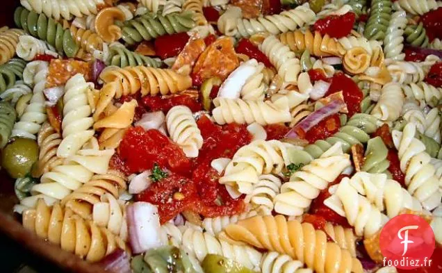 Spaghettis cuits au four (Weight Watchers Friendly)