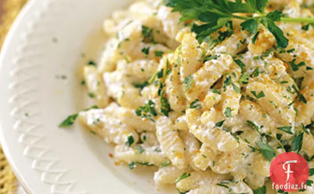 Pâtes à la Ricotta et à la Bottarga