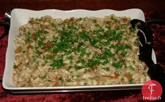 Fettuccini avec Poitrine de Poulet Grillée et Tomates Mûries à la Vigne