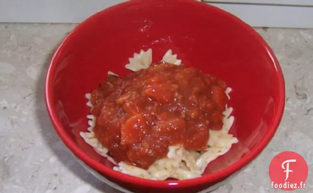 Sauce Pour Pâtes Au Vin Rouge