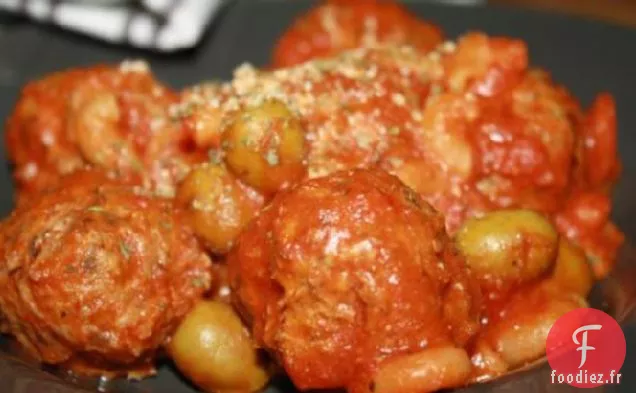 Pâtes et Boulettes de Viande à une casserole
