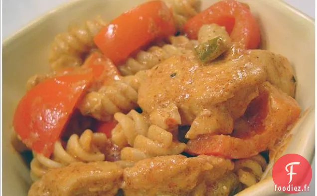 Pâtes au Poulet Fiesta