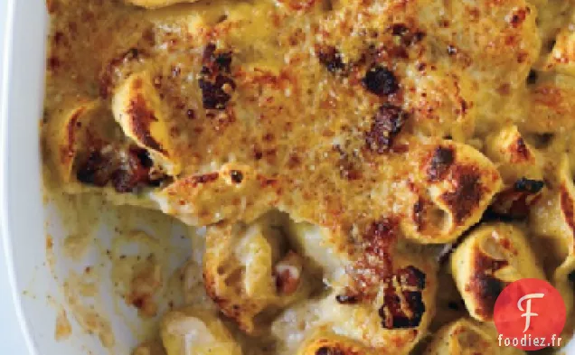 Tortellinis au four avec du Bacon