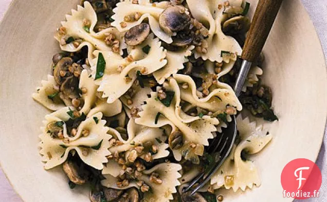 Pâtes aux Champignons et Kasha