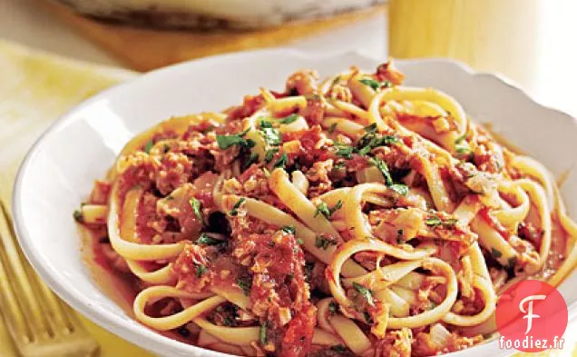 Linguine à la Sauce aux Palourdes Rouges