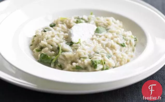 Risotto au Cresson et au Fromage de Chèvre