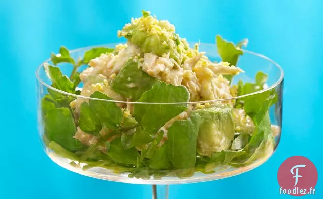 Mimosa De Crabe Et Avocat