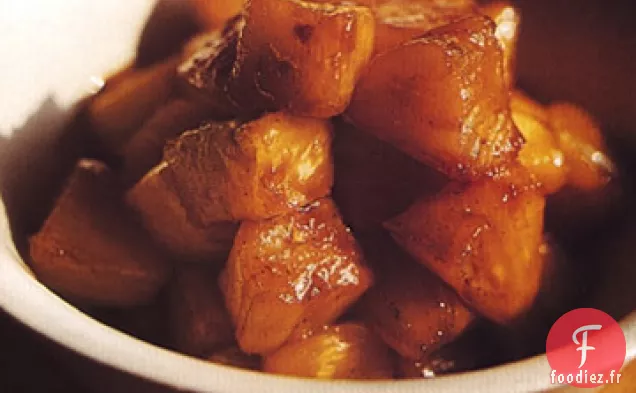 Ananas en Cassonade avec Crème Glacée