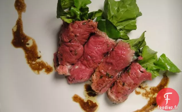 Préparez le livre: Filet de Bœuf aux Rouleaux de Raifort et de Cresson