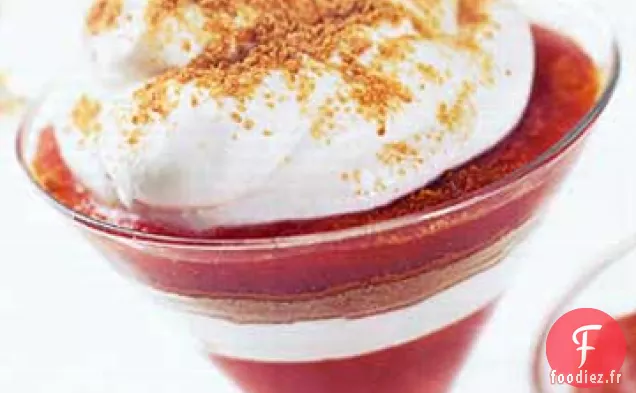 Rhubarbe - Gingersnap Parfaits