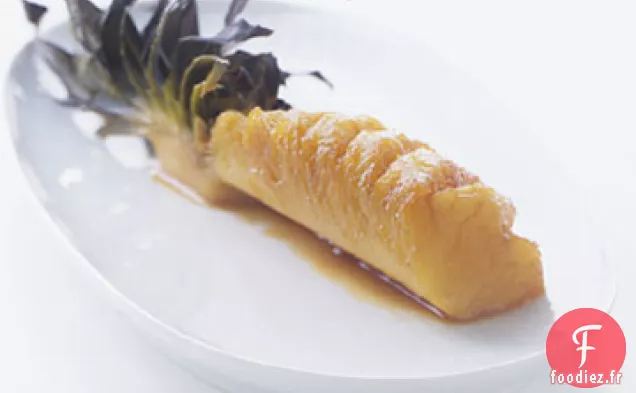 Ananas Cuit à la Tequila et au Citron Vert