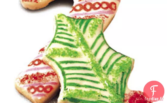 Découpes de Noël avec Glaçage à la Vanille