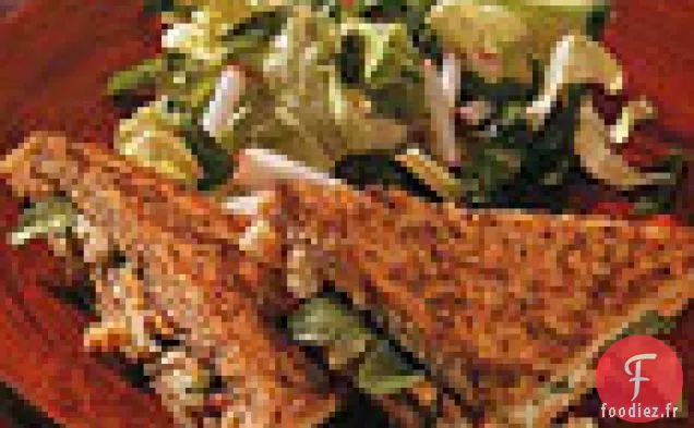 Sandwichs au Fromage Bleu Grillé aux Noix et au Cresson