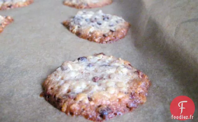 Biscuits au Thé Croustillants au Cacao et à la Plume