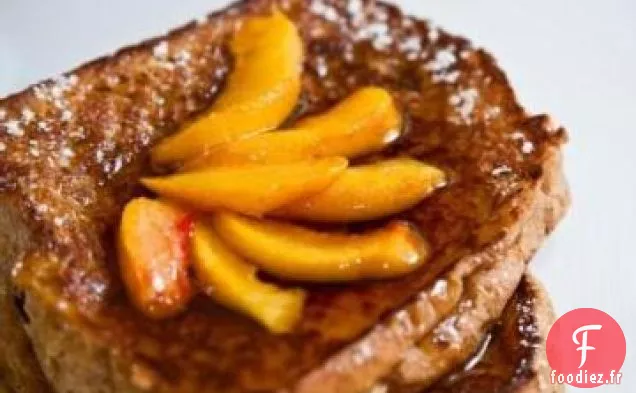 Pain perdu à la pêche de Grand-mère