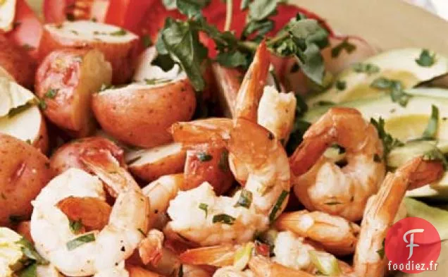 Salade de Crevettes au Citron Vert