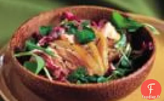 Magret De Canard Avec Radicchio Et Légumes Verts Amers