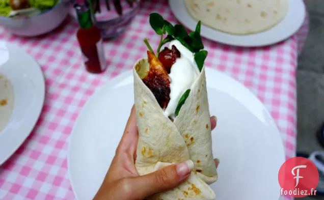 Enveloppements de Poulet Épicés au Citron Étoilé